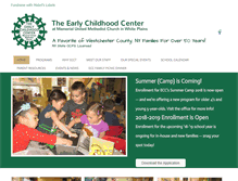 Tablet Screenshot of earlychildhoodcentermumc.org
